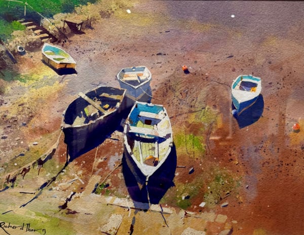 Richard Thorn Star Crossed Lovers Watercolour on paper 33 x 41 cm