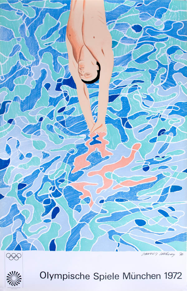 Original Artists' Posters, 20 David Hockney, 'Diver - Munich Olympics 1972'', 1972