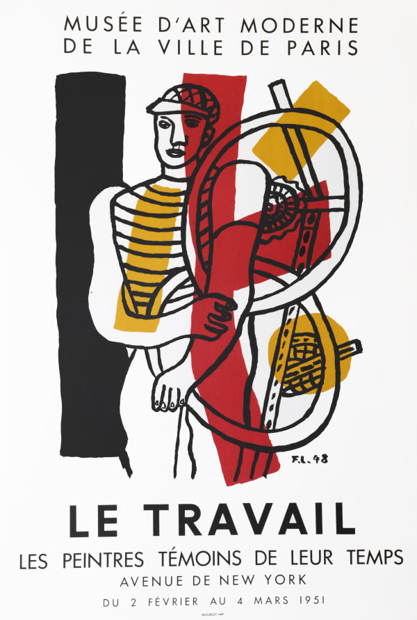 Original Artists' Posters, 48 Fernand Leger, 'Le Travail', 1951