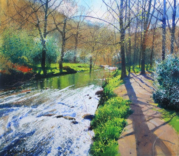 Richard Thorn The Touch of Spring Watercolour on paper 38 x 41cm