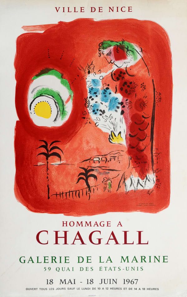 Original Artists' Posters, 09 Marc Chagall, 'Hommage A Chagall', 1967