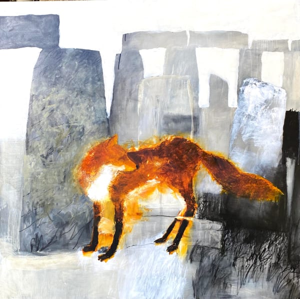 Fox in the stones ii, 2023