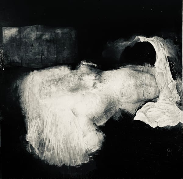 hold me (B/W) print, 2025