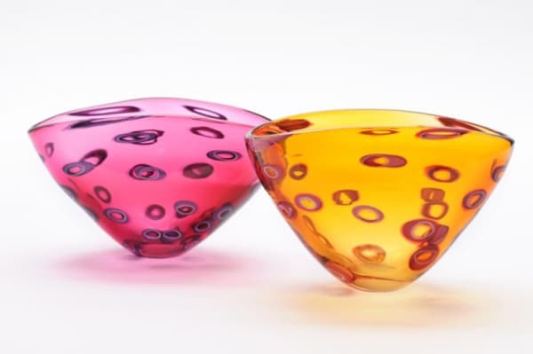 Bob Crooks, Hula bowl Amber (large)