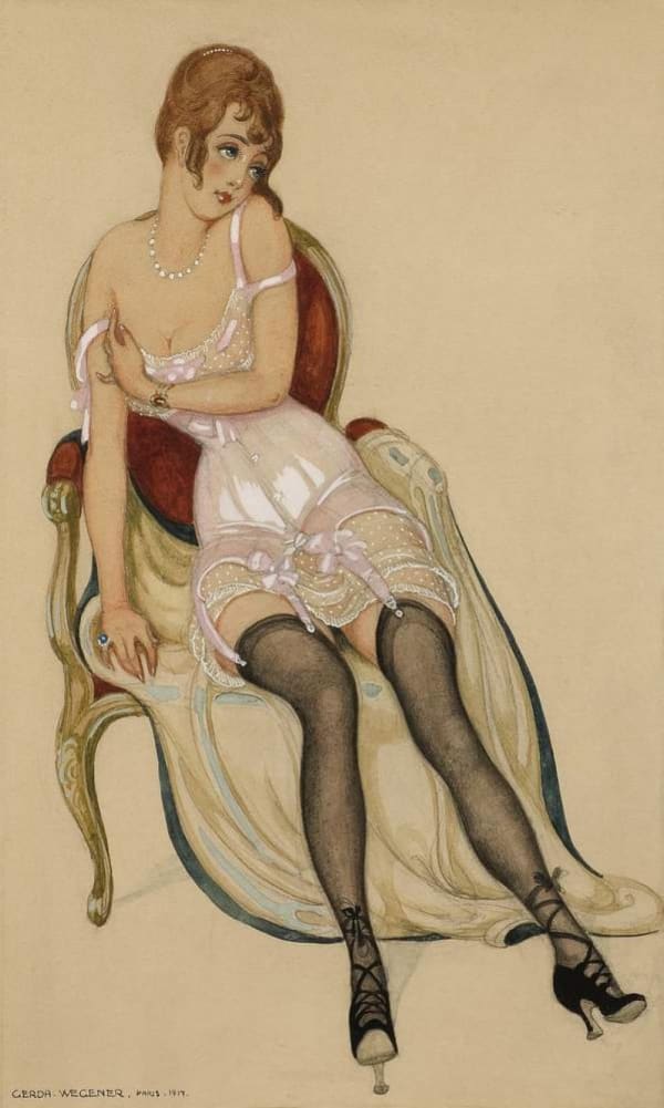 Gerda Wegener - Portrait of "Lilli Elbe"