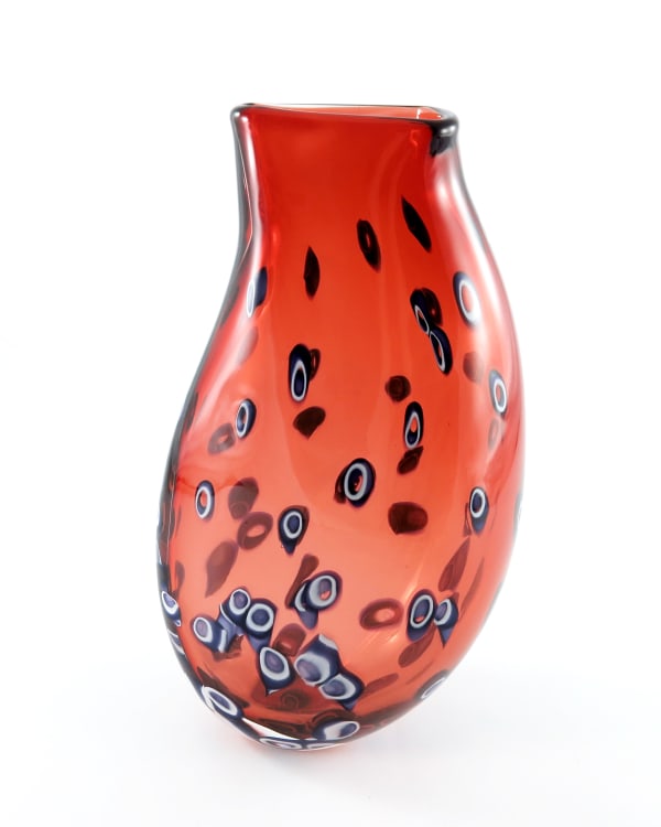 Bob Crooks, Hula vase tall - orange