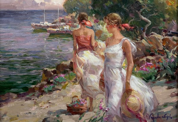 Ricardo Cejudo Nogales, At the shore