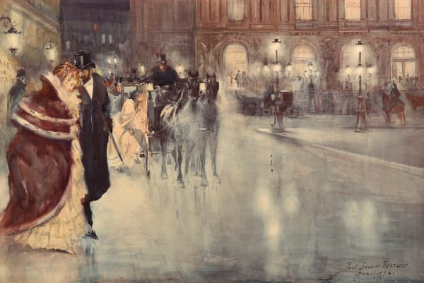Paul Seguin Bertault - Sortie de L'Opera, Paris 1894