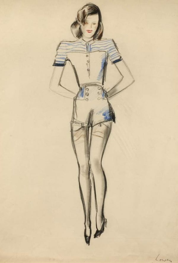 Fritz Lowen - Blue Stripes