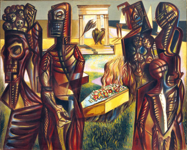 Merlyn Evans, The Entombment, 1942