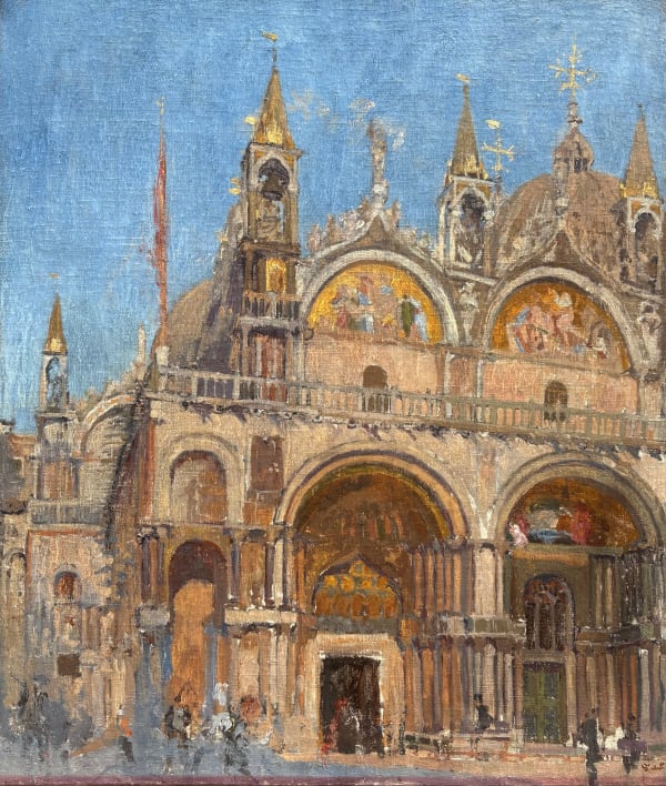 Walter Richard Sickert Venice, Saint Mark's Basilica, c.1901 oil on canvas 39 1/8 x 33 1/2 in / 99.5 x 85 cm