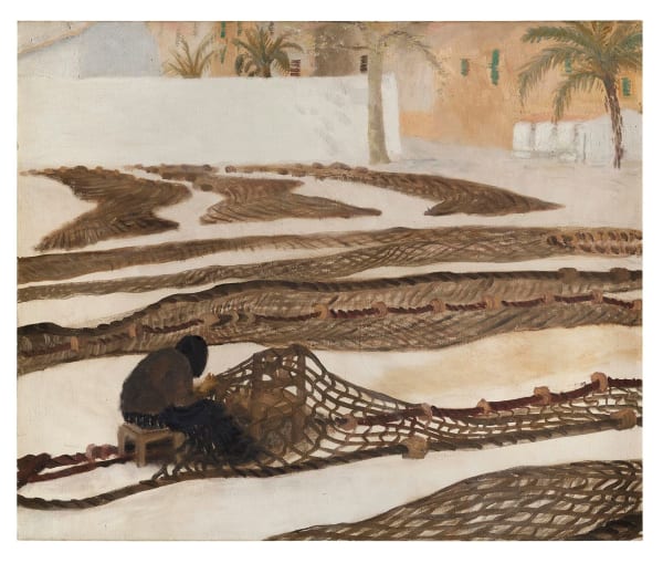 Winifred Nicholson - Fishing Nets: Morocco, 1970