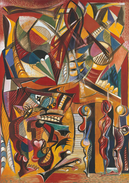 Merlyn Evans, The Puppet Government, 1940