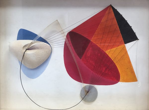 John Wells, Painting and Construction , c. 1944/5