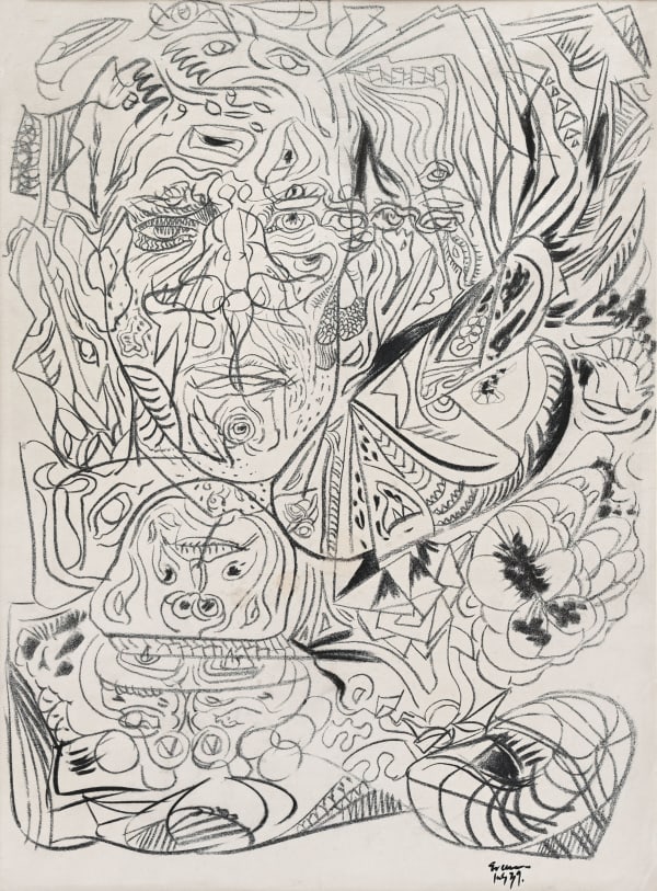 Merlyn Evans, Self Portrait, 1939