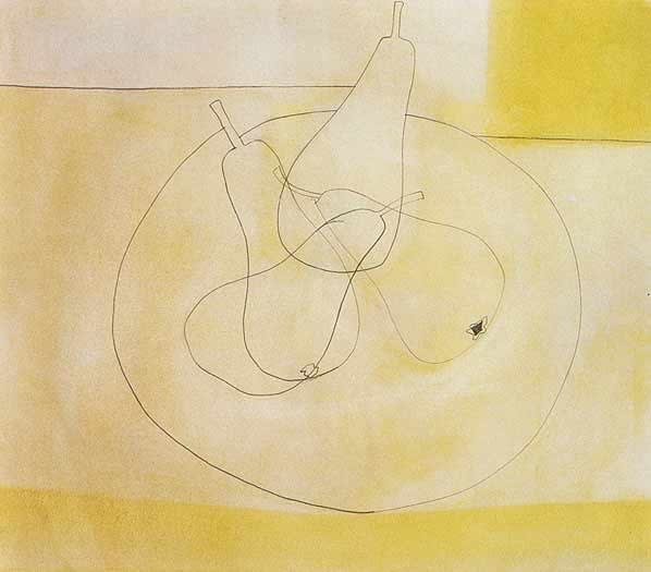Ben Nicholson, Four Pears, 1955