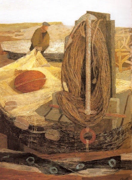 Prunella Clough, Nets & Anchor, 1948