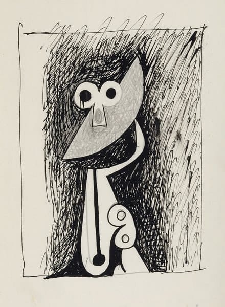 Ceri Richards, Female Figure, c1935
