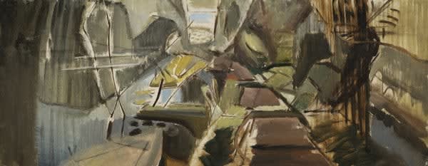 Ivon Hitchens, Holbrook Pools, 1939
