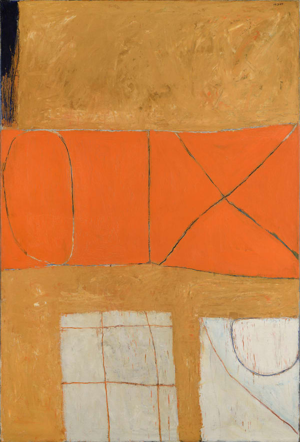 William Scott - Signs: Orange and Ochre, 1962