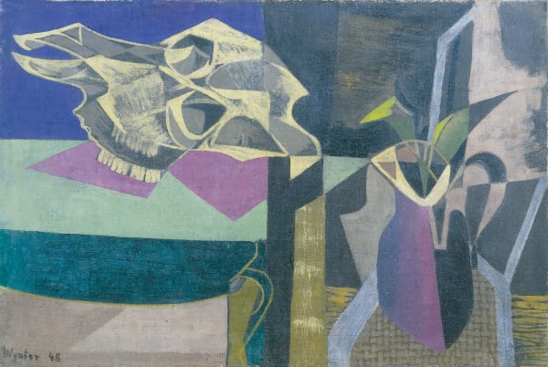 Bryan Wynter, Still Life with Ox Skull, 1948