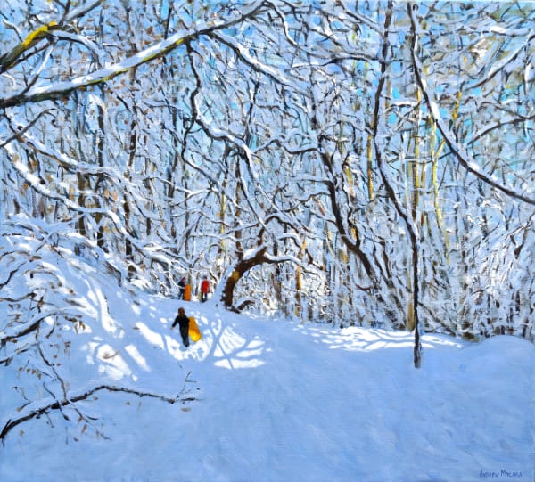 Andrew Macara, Yellow and Orange Sledges, Allestree Park, Derby