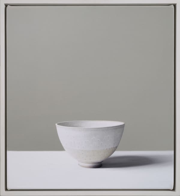 Jo Barrett, Still Life of Stoneware Bowl with Dolomite Glaze