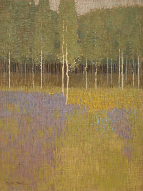 David Grossmann, Forest Edge and Scattered Flowers