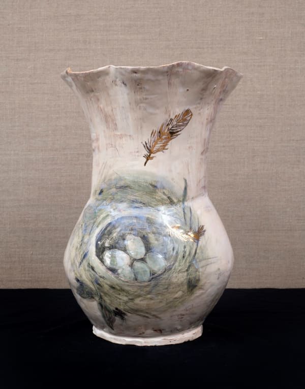 Jacqueline Leighton Boyce, The Bullfinch and her Nest, 2024