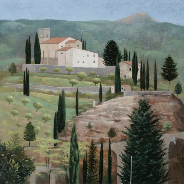 Tom Mabon, Below the Duomo. Barga, 2023