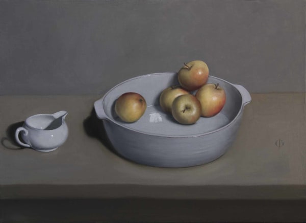 James Gillick, Apples in a Bowl with Jug