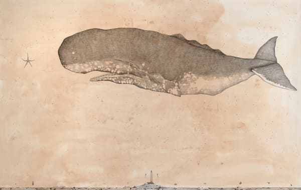 Andrea Collesano FOEDERIS, 2017 Ink on paper 35.43 x 55.11ins (90 x 140cm) (artwork size) 40.74 x 60.83ins (103.5 x 154.5cm) (framed size)