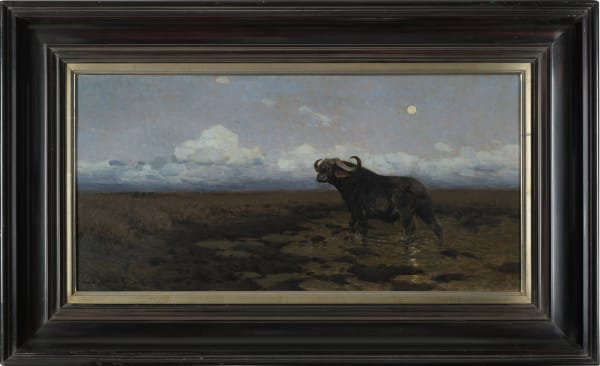 Friedrich Wilhelm Kuhnert, In the Marsh - Buffalo
