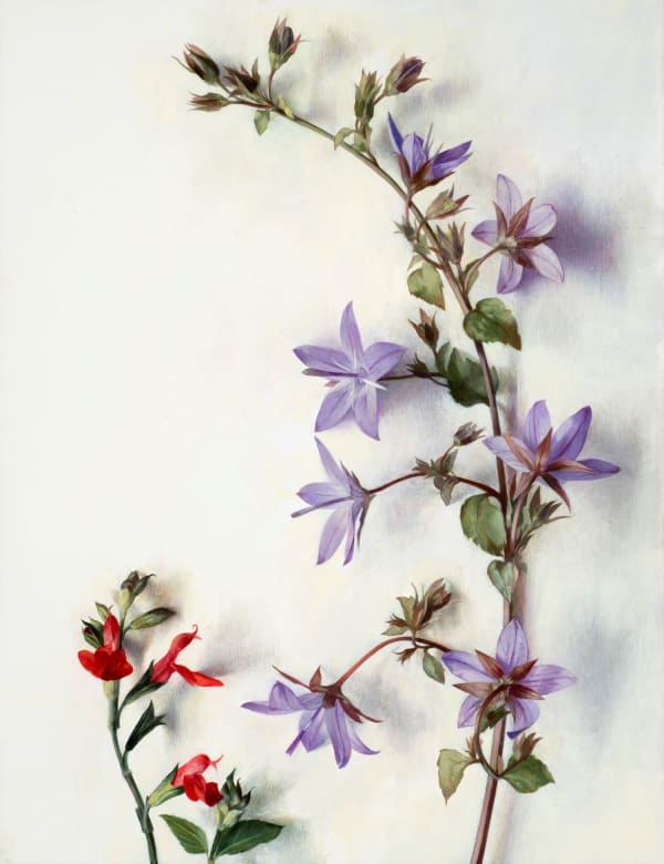 Susan Angharad Williams, Reaching Out: Red, Purple and Green, 2024