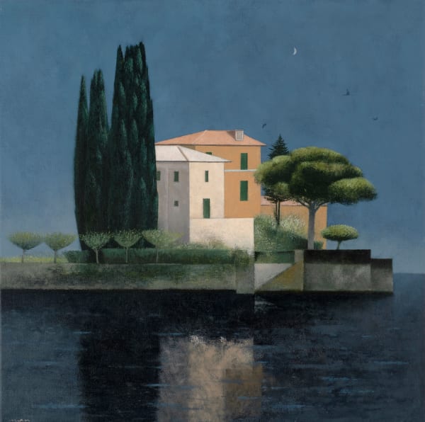 Tom Mabon, Evening comes. Varenna, Lake Como, 2023