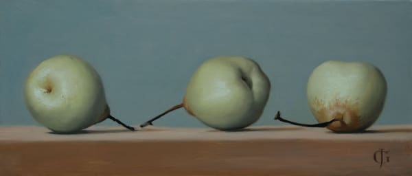James Gillick, Three Chinese Pears, 2015