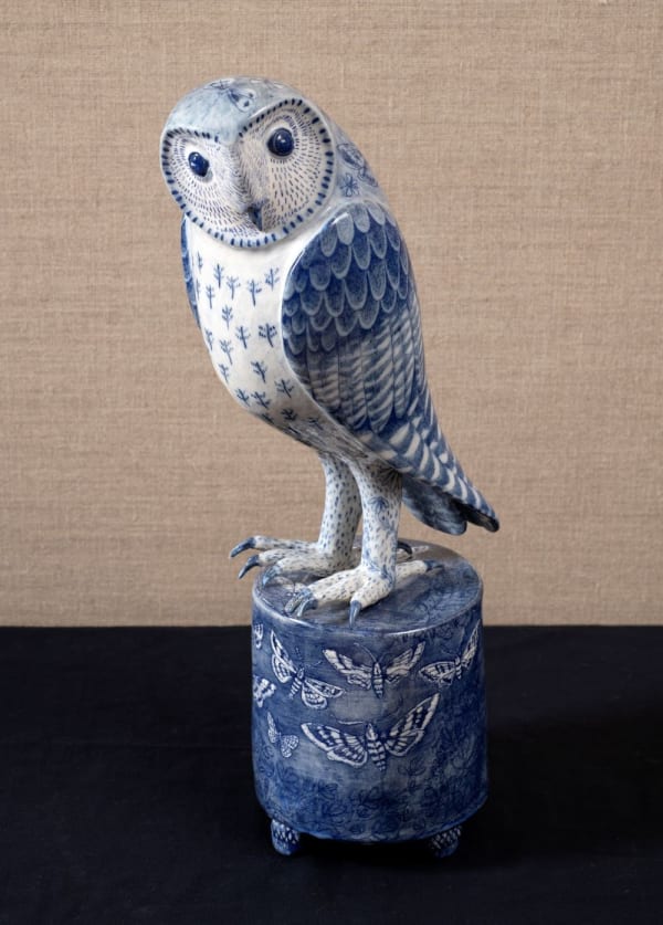 Georgina Warne, Owl in Moonlight, 2023
