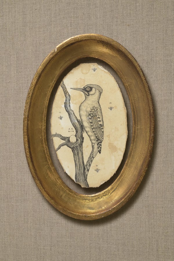 Andrea Collesano Volonta, 2021 Ink on paper 7.28 x 5.12ins (18.5 x 13cm) (framed size) 5.12 x 3.15ins (13 x 8cm) (artwork size)