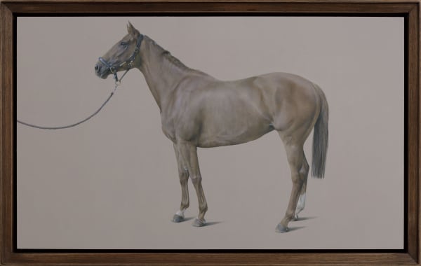 Joseph Black Autumn Horizon I, 2020 oil on aluminium panel 11.81 x 19.69ins (30 x 50cm) (artwork size) 13.46 x 21.34ins (34.2 x 54.2cm) (framed size) 1,96ins (5cm) (depth) signed and dated 'Joseph Black 2020' verso