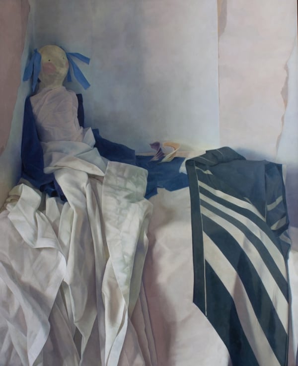 Susan Angharad Williams, Clay Figure with Drapery