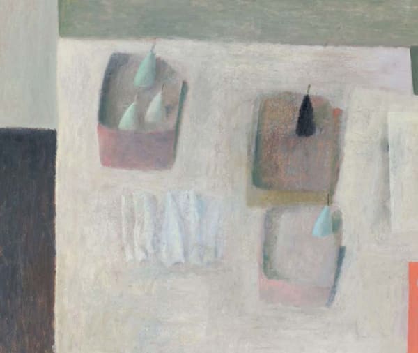 Nicholas Turner, White Table with Pears