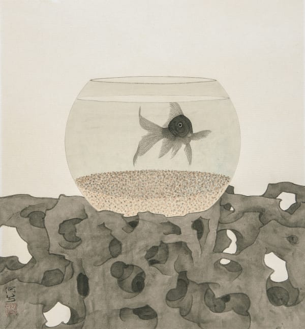 He Xi, The Fish Being Watched II, 2019