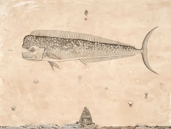 Andrea Collesano AEDIFICARE, 2023 Ink on paper 23.62 x 31.49ins (60 x 80cm) (artwork size)