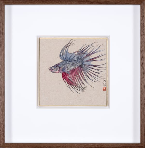 He Xi, The Story of Zhuangzi and Happy fish No.3, 2022