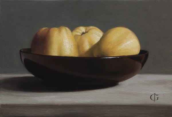 James Gillick, Apples in a Brown Bowl