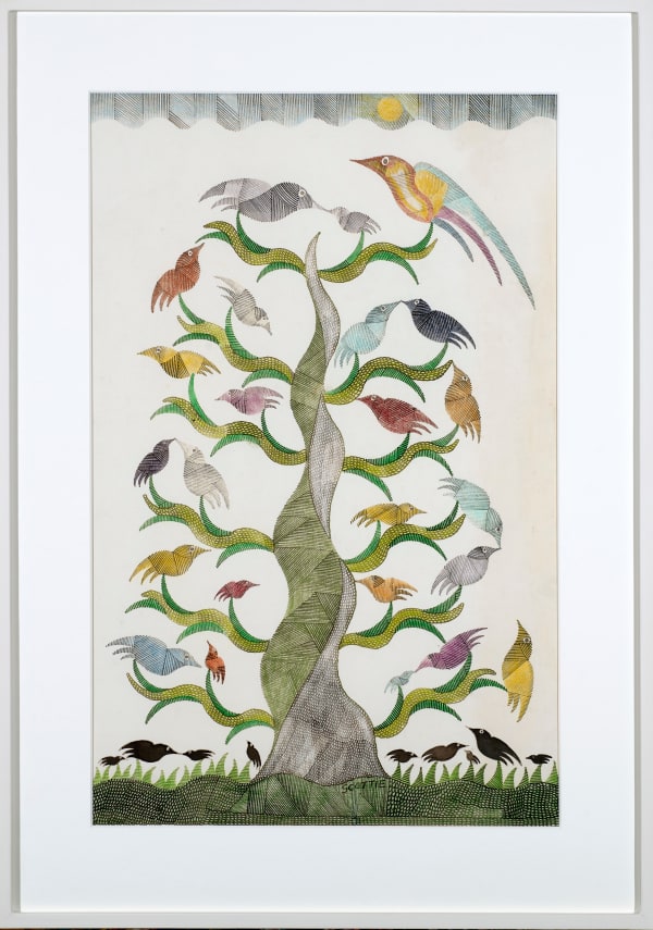 SCOTTIE WILSON (1891-1972), Birds in a Tree, c.1950
