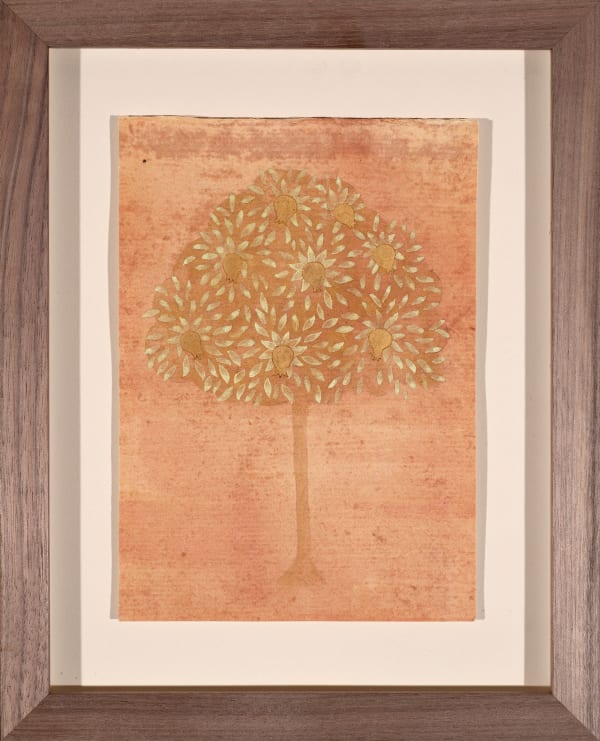 Ayesha Gamiet, Study for 'Valley of love' ; Pomegranate Tree, 2021