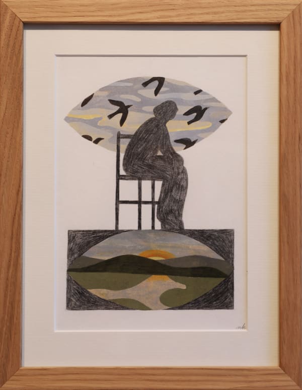 Mary Kirkpatrick On Seeing Gouache and pencil on paper 7.5 x 5.5ins (19.05 x 13.97cm) (artwork size)