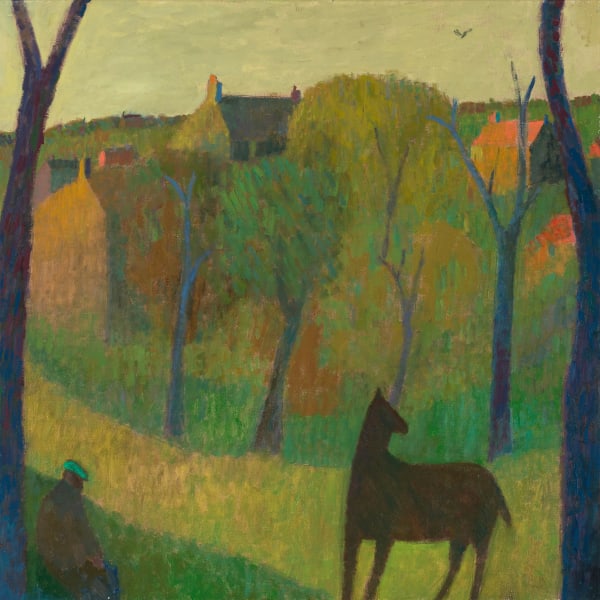 Nicholas Turner Rest, 2022 Oil on linen 23.62 x 23.62ins (60 x 60cm) (artwork size) 28.94 x 28.94ins (73.5 x 73.5cm) (framed size) Nicholas Turner on the back