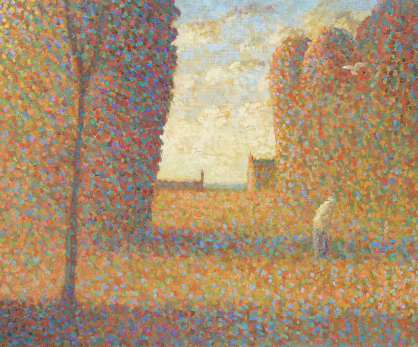 Nicholas Turner, Figure and Bird on a Path